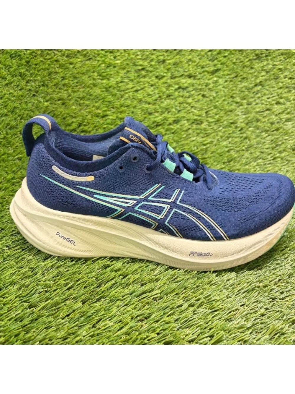 Asics Gel-Cumulus 26 Womens Size 8 Blue Athletic Running Walking Shoes Sneakers